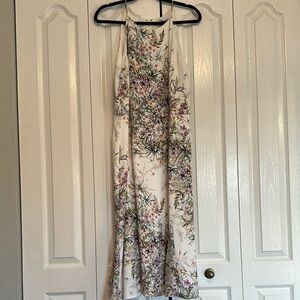 Antoni Melani Floral Creamy White Maxi Dress